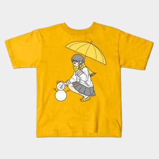 Girl in the umbrela Kids T-Shirt